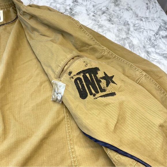 - Converse One Star Khaki Button Front Trendy Sport Coat Blazer Jacket X-L… - Picture 8 of 9
